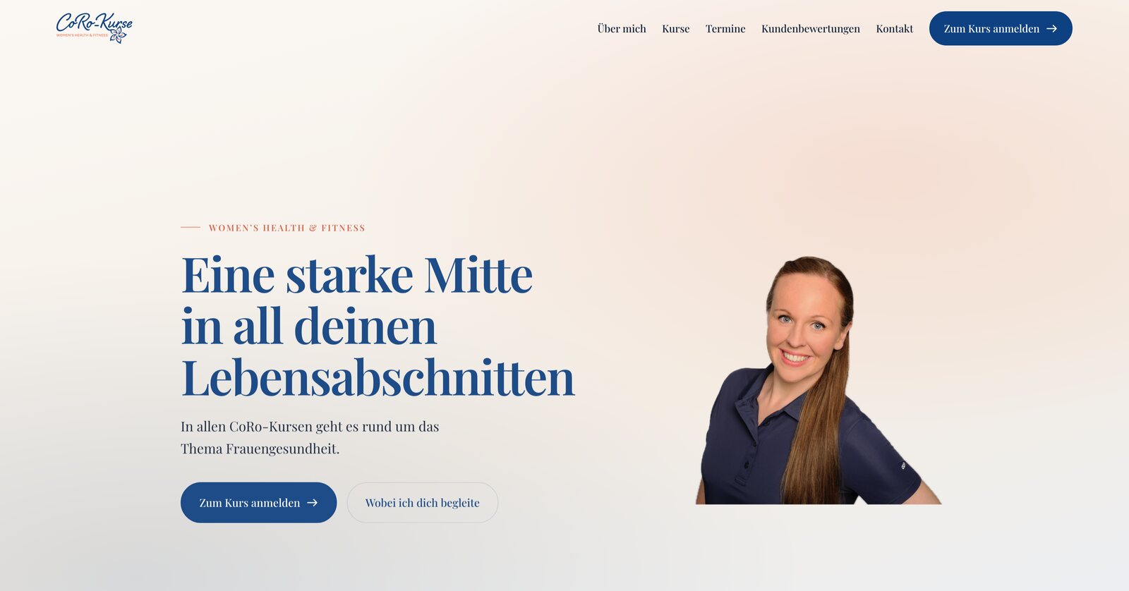 Neue Startseite CoRo-Kurse
