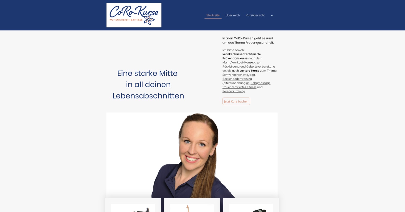 Alte Startseite CoRo-Kurse