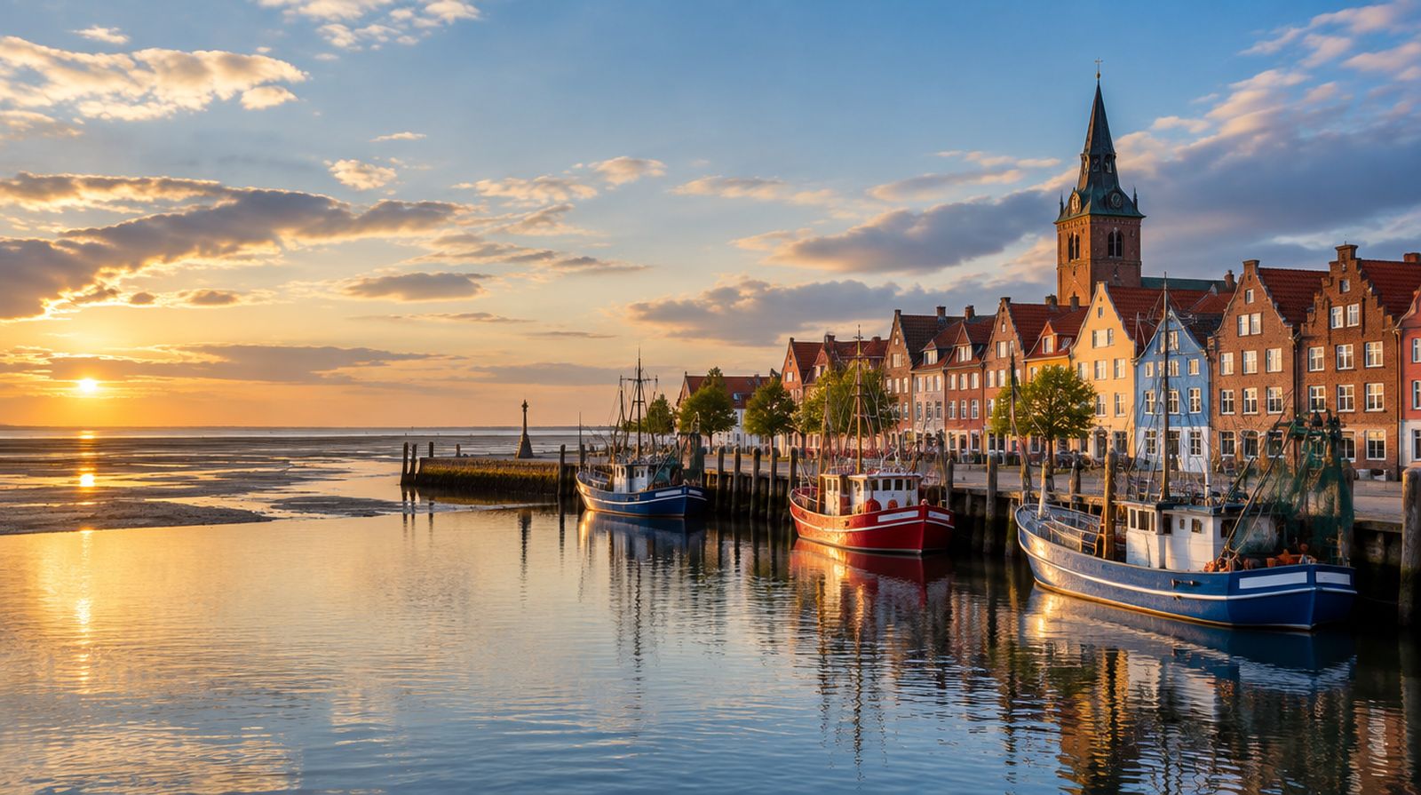 Husumer Hafen in Nordfriesland
